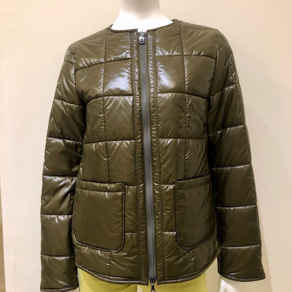 Bogner Carina Navy Puffy Cardigan Coat New with tags!